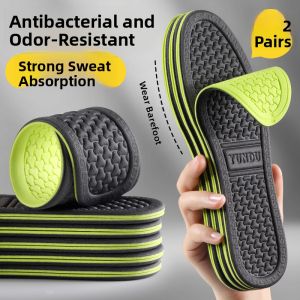 LINGMIAO | Anti-Odor Absorbent Breathable Nanotechnology Antimicrobial Mens Insoles