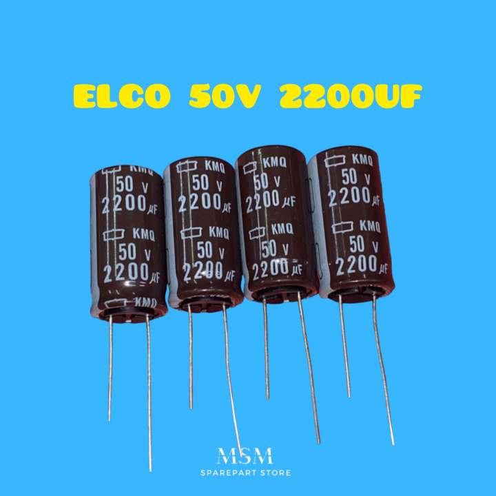 Condensatore Elettrolitico Assiale TREC 2200uF 50V 18x35mm – Nuovo, Ricambio Elettronico