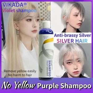 Hair Color Shampoo with Anti-Brass Hair Dye Permanent Pure Brass Toning for Bleached and Colored Hair- Shampoo Yellow 275ml COD