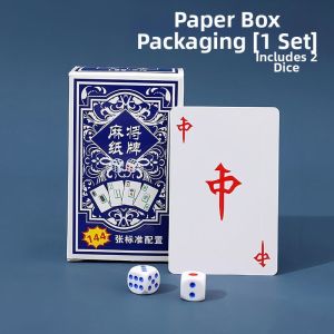 Durable Waterproof Mahjong Playing Cards