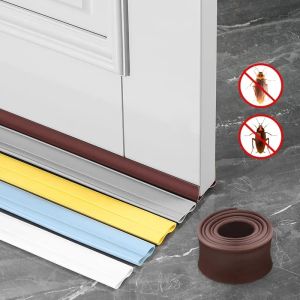 Flexible PVC Under Door Draft Stopper Door Bottom Seal Strip Weather Strip Thicker Anti-Cold Gap Blocker Sealing Weather Strip