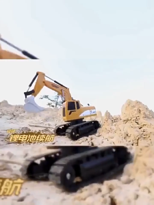 RC Excavator Bulldozer Truck | Remote Control Construction Vehicle Car Toy for Kids Boys Girls | Birthday Christmas Gift