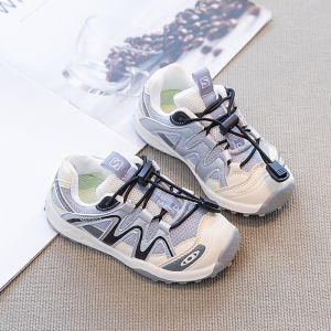 Childrens Running Shoes Breathable Mesh Low Top Spring Autumn New Style Boys Girls Casual Sports Sneakers Anti-Slip Rubber
