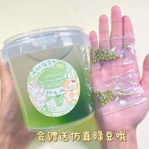 Extra Large Bucket Bubble Glue Non-Stick Hands Baby Slime Toy for Children under 10 Years Old Colorful Clay Creative Play Dough