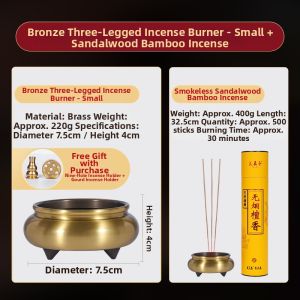 MEIZHENXIANG | Large Incense Burner for Home Worship