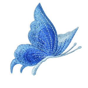 Embroidered Butterfly Cloth Patch Decorative Adhesive Sticker for Clothing Repair 3D Embroidery Floral Patch Sewing DIY