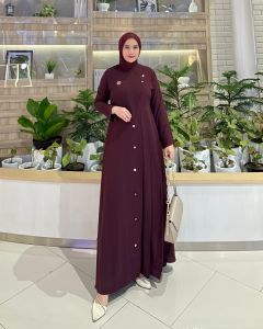 (8x) ZAHRA YUMNA DRESS (LD.96/100/105/110) Baju Gamis Wanita Muslimah Yumna Dress By Zahra. Nazra Sha