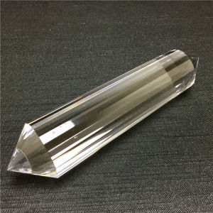 11cm 24-Sided Natural White crystal、Natural crystal Very Rare Double Terminated Crystal Wand Point Spiritual Reiki 1pcs