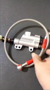 Paket hemat tonjokan tanam master rem belakang + selang rem 60cm universal untuk semua motor satria vxion sonic dll