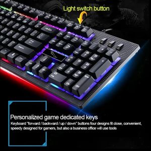 ARAFURA - Leopard G20 Gaming Keyboard with LED RGB Light