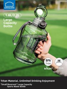 LocknLock | Mens Large Capacity Straw Sport Water Bottle