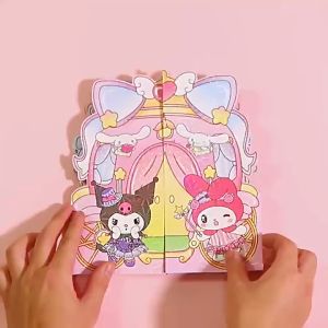 Quite Book Mainan Kertas Edukasi Anak Bongkar Pasang Sanrio