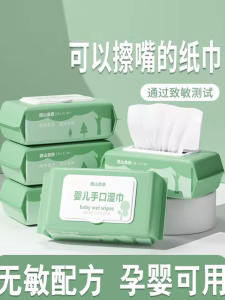 Thickened Large Pack Wet Wipes for Pregnant Women and Newborn Babies Special Oral and Hand Use Hygienic Wipes Baby Care