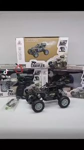 Mainan Anak RC Rock Crawler Lighting Spray Mobil Remot Control Asap