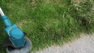 Makita Cordless Grass Cutter Lawn Mover Elektrik Mesin Rumput Adjustable Cordless Grass Trimmer Mesin Pemotong Rumput