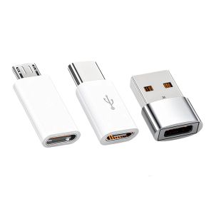 USB C OTG to C Adapter Mini to C Micro to C Adapter Multi-functional Adapter for Smartphones Laptops Cameras Dash Cams Cha