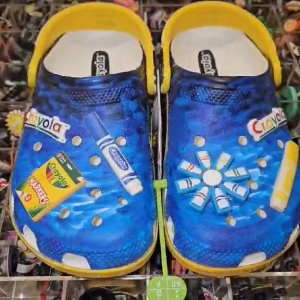 ORIGINAL CLASSIC CLOG CRAYOLA BLUE KIDS SANDALS