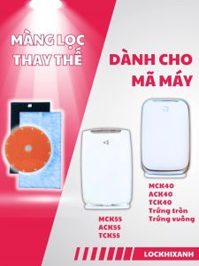 Màng lọc không khí DAIKIN nội địa nhật mck/tck/ack55 mck/tck/ack40. Màng lọc hepa daikin màng than giá rẻ