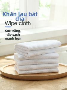 BEAR FAMILY | Khăn Lau Bát Sợi Siêu Mịn Loại Bỏ Dầu