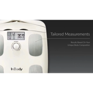 InBody Dial H20 Smart Bluetooth Scale – Official Distributor | Body Fat BMI Weight Muscle Mass Monitor | Home & Fitness Use | Soft White