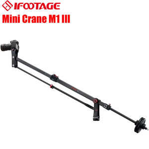 IFOOTAGE 85 inches Carbon Fiber Camera Mini Jib Crane M1 III (Hold up to 33lbs) Foldable and Extendable Jib Arm with 1/4 & 3/8 inch Quick Release Plate