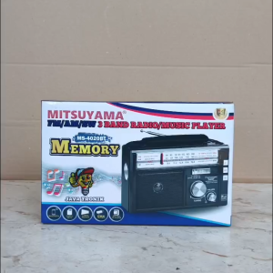 Radio Mitsuyama MS 4020BT Memory 3 Band FM/AM/SW Bluetooth Music Player