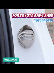 Toyota Corolla E210 2019-2025 Xe Hybrid Khóa Cửa Khóa Viền Bao Da Thép Không Gỉ Chống Rỉ Phụ Kiện Bảo Vệ 4-Pack