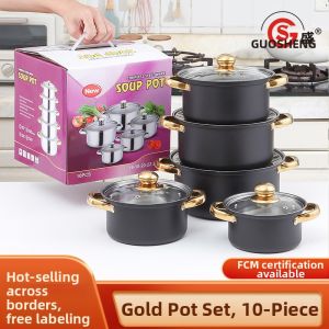 MLZH | Cookware Set For Cooking And Gift 10pc