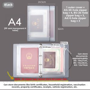 Family Documents Organizer File Folder