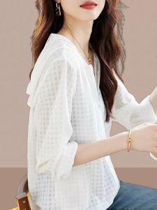 เสื้อคลุมกันแดดผู้หญิงแขนยาวบางระบายอากาศได้ดีสำหรับกลางแจ้ง เสื้อคลุมคาร์ดิแกนแบบสวมหัวแบบลำลอง ฤดูร้อน 2025