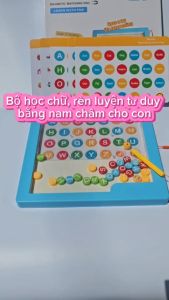 Bộ Bảng Nam Châm Giáo Dục STEM Cho Bé 2-4 Tuổi - Trò Chơi Phát Triển Trí Tuệ & Giáo Dục