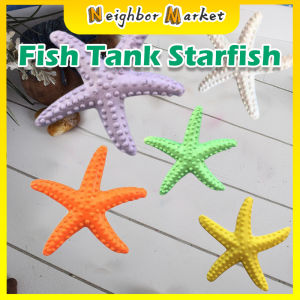 Fish Tank Ornament Mediterranean Resin Sea Stars Mini Starfish Wall Ornaments Aquarium Decoration