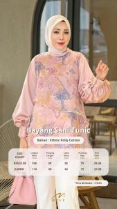 (9) MDLY BAYANG SANI Baju Atasan Wanita Muslimah Bayang Sani Tunic Reborn By Mdly. Nazra Sha