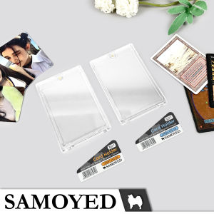 Tempat / Pelindung Kartu / Foto Koleksi / Photo / Photocard / PC K-Pop / Trading / TC / TCG / Collectible / CC / CCG / Basketball / Pokemon / MTG Magnetic Card Protector / Display Case / Holder Samoyed CRDH-MG