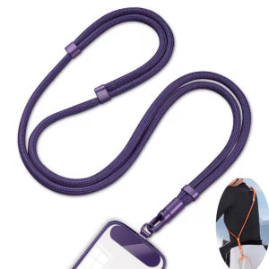 Universal Phone Lanyard with Clip Upgraded Anti-Drop 360° Rotation Adjustable Neck/Crossbody Strap for All Phone Cases