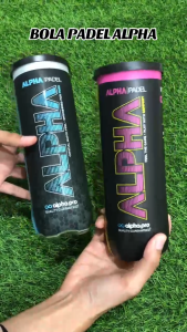 Padel Ball ALPHA COMFORT PLUS Black Yellow Tenis Bola Padel  Reguler Player Comfort + isi 3pcs