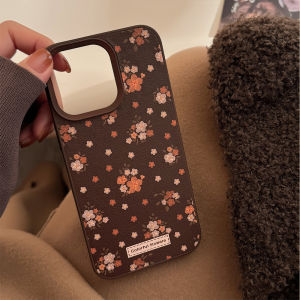 Floral Print Womens Full Cover Apple 16Promax iPhone 15 Protective Case Soft TPU Anti Slip Luxury Sensation Creative Design