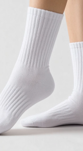 #XGMY # Mens and Womens Sports Socks Cotton Thick Middle Top Socks Black Korean Edition Summer White Womens Breathable Short Socks Suitable for All Seasons