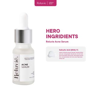 Reluvie Acne Serum | Serum mencegah & merawat kulit berjerawat dengan kandungan BHA  - 10ml/20ml