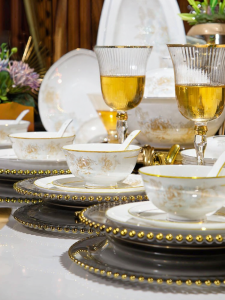 WANYU | Home Simple European Style Bone China Tableware Set