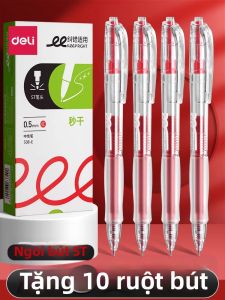 deli | Bút Chỉnh Sửa Đỏ 0.5mm