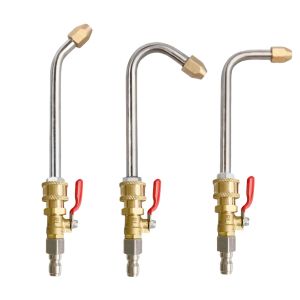 Car Wash Extension Wand Lance With Valve Switch On/Off High Pressure Sprayer 25 Degree Sector