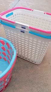 FUJISAN ตะกร้าอเนกประสงค์ BK29 ทรงเหลี่ยม ตะกร้าผ้า ตะกร้าใส่ของ ราคาถูก ขนาด 29x41x33.5cm ผลิตในไทย