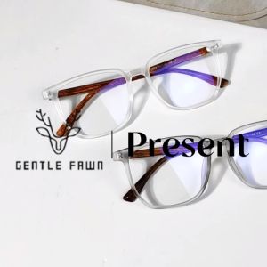 GENTLE FAWN Kacamata Antiradiasi Blueray Style Kotak Simple New Bisa Minus Antiradiasi Blueray Photocromic Pria Wanita 75233