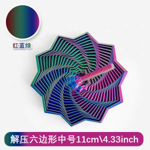 Đồ Chơi Tháp Xoắn 3D in 3D Giải Trí Cho Trẻ Em Hình Thang Súp Lơ Hình Học Thú Vị Khối Lượng Khối Đa Giác