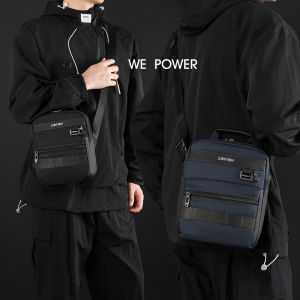 New Mens Large Capacity Business Travel Crossbody Bag with Multiple Compartments Commuting Outdoor Travel Single Shoulder