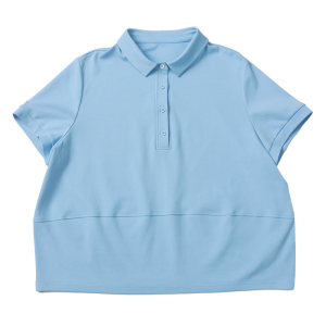 WUSEWUWEI | New Style Colorless Odorless Pure Cotton Short Sleeve Polo Shirt Casual Knitted Top For Women Commute Friendly Comfortable Fit