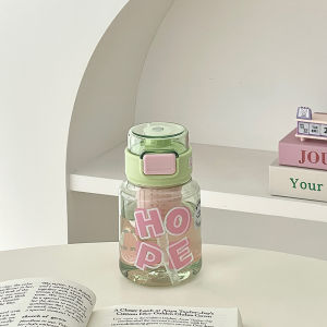 แก้วน้ำแบบพกพาสำหรับผู้หญิงระดับอาหารคุณภาพสูงทนความร้อนได้พร้อมขวดน้ำดื่มแบบพกพาสำหรับฤดูร้อน