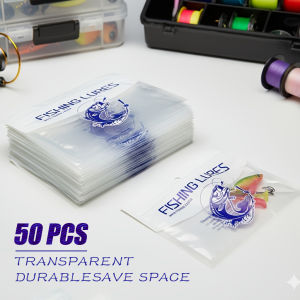 50pcs Thickened Fishing Bait Storage Packaging Bagsealing Bag Suitable for Bait/hook/lead Sinker Small Fishing Accessories