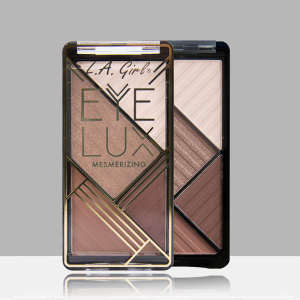 ♗Lagirl Four-color Eye Shadow Plate Los Angeles Girl Pearlescent Matte Earth Color Beginner 469 477 la Eye Shadowღ